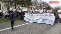 Brest. Des étudiants défilent contre le manque de moyens