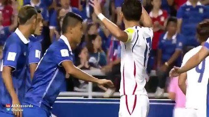 Thailand vs Taiwan  -  Highlights  - World Cup qualifier  - 12 Nov 2015