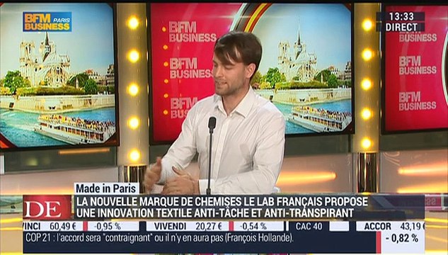 Made in Paris de Le Lab, fabricant de chemises aux textiles innovants - 12/11