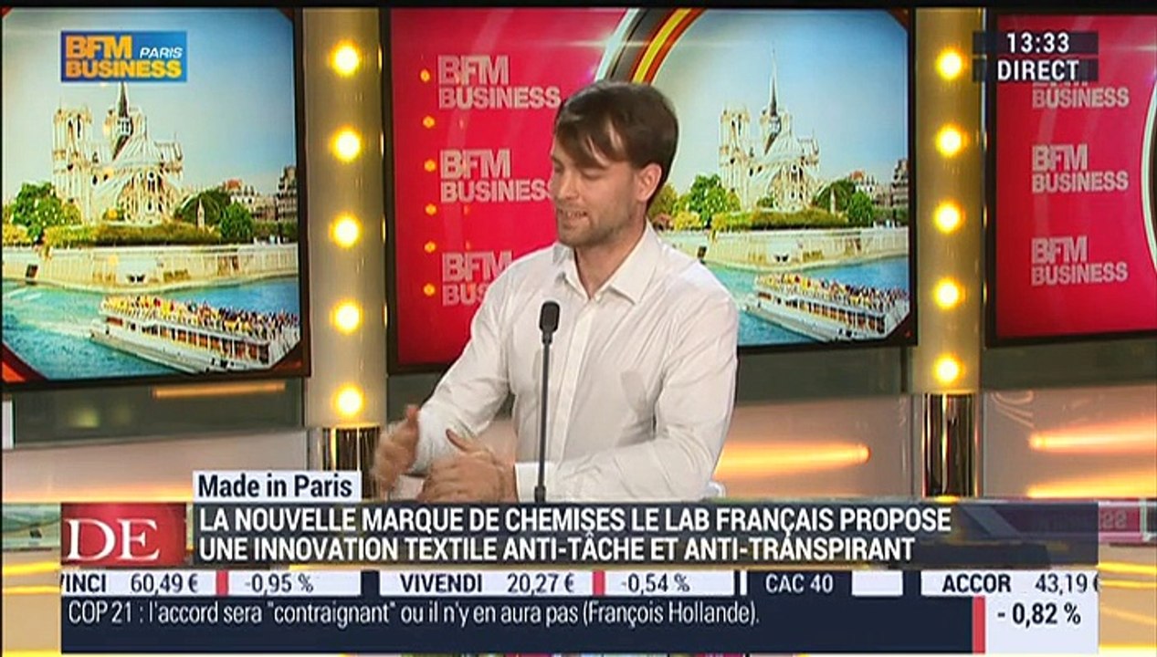 Made in Paris de Le Lab, fabricant de chemises aux textiles innovants - 12/11