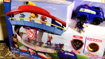 Paw Patrol LookOut Playset by Nickelodeon with Police Dog Chase, Tower & Disney Pixar Cars