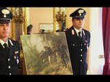 Caserta - Dipinto di Cammarano trafugato dai nazisti torna ai Bersaglieri -live- (12.11.15)