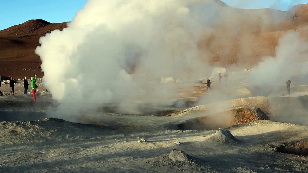 Les geysers de Sol de Manana