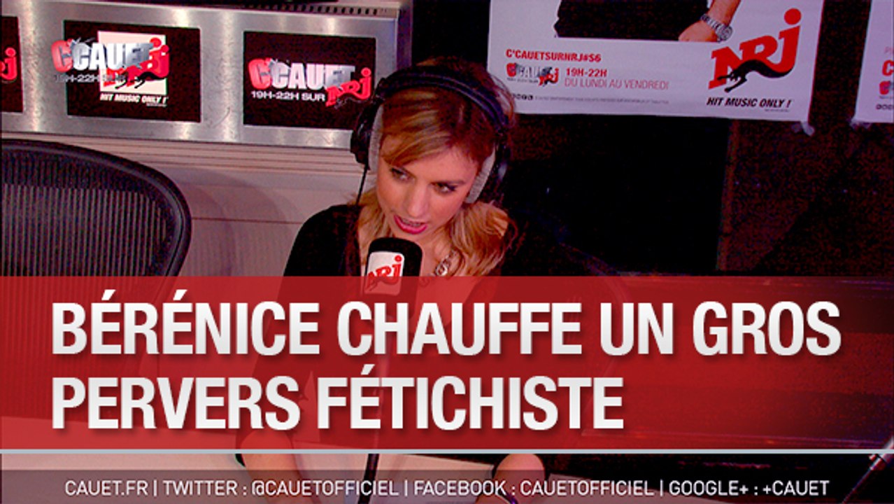 Bérénice chauffe un gros pervers fétichiste - C'Cauet sur NRJ