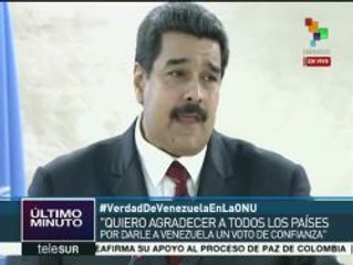 Nicolás Maduro ratifica ante ONU la libre determinación de Venezuela