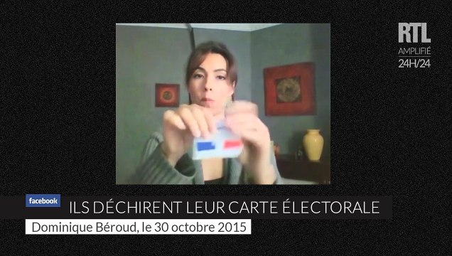 Ces Français qui déchirent leur carte électorale