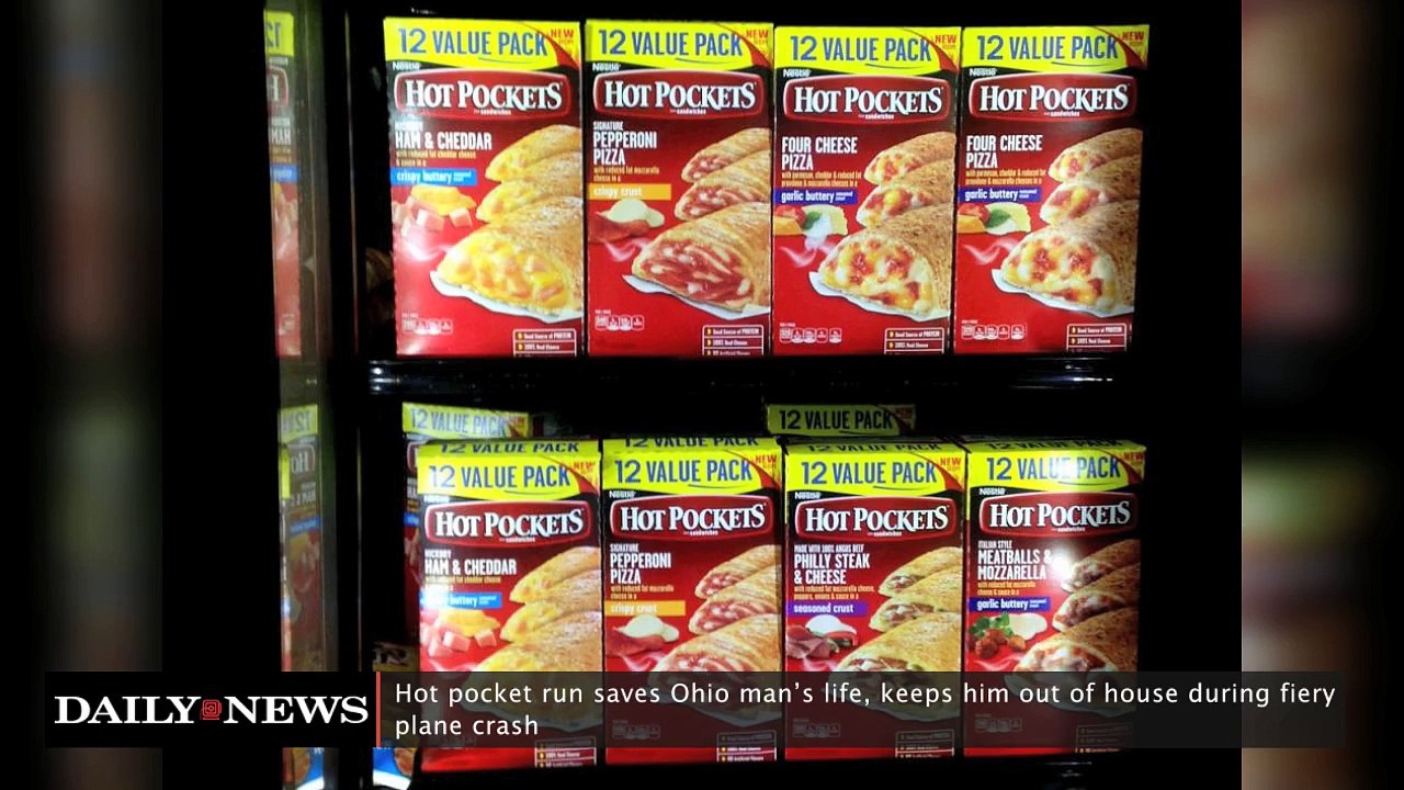 Hot Pocket Run Saves Ohio Man’s Life, Keeps Him Out of House During Fiery Plane Crash