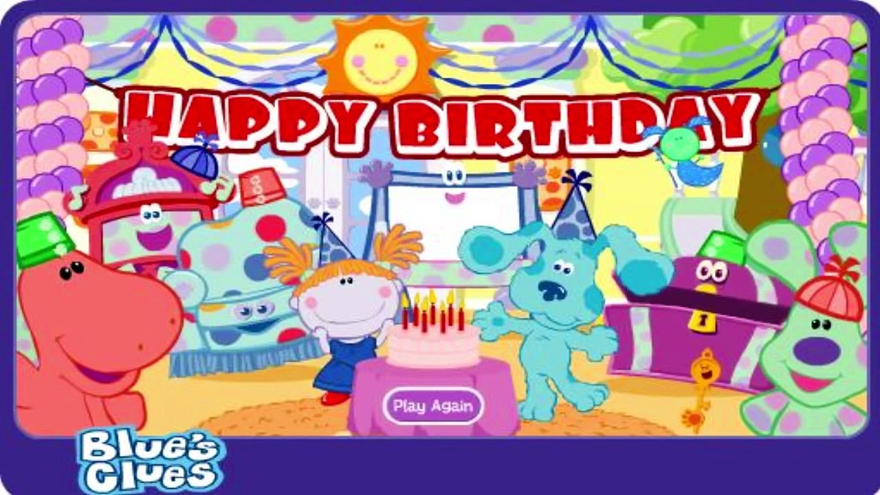 BLUES CLUES - Birthday Party Dress Up - New Blues Clues Game - Online Game HD - Gameplay