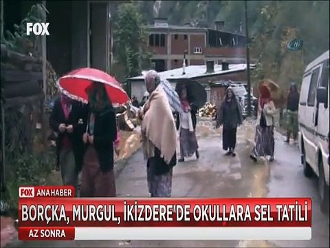 Artvin'de sel ve heyelan felaketi 2 kişi hayatını kaybetti
