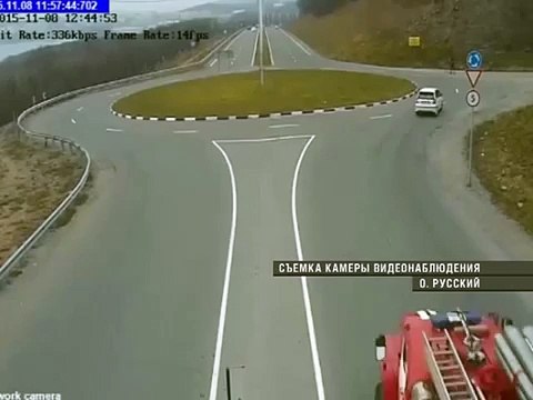 Pompiers russes vs Rond-point