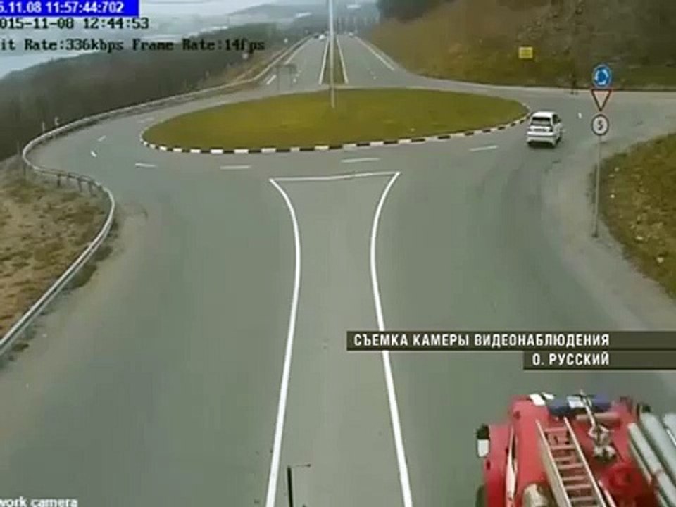 Pompiers russes vs Rond-point