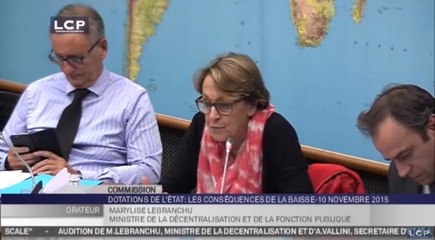 Travaux de l’Assemblée : Dotations de l'État : les conséquences de la baisse