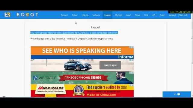 Eobot - быстрая раскрутка