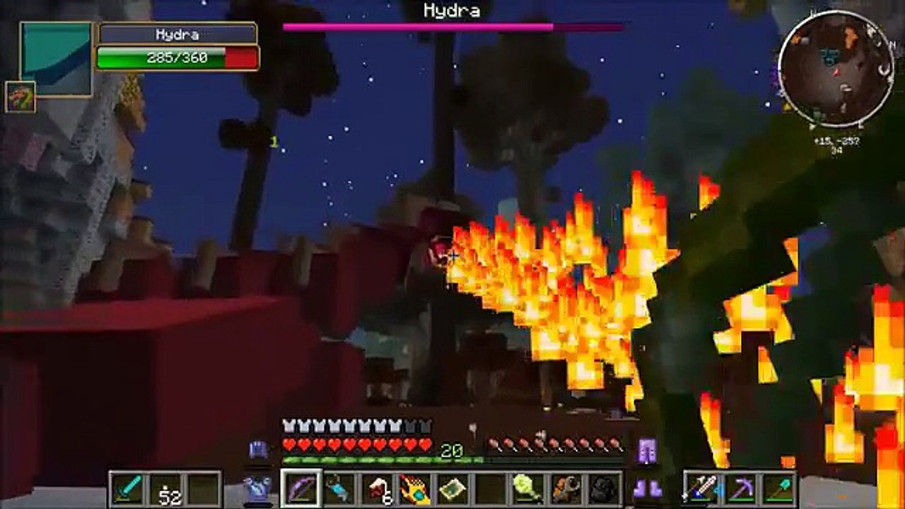 Minecraft_ BOSS DODGE CHALLENGE
