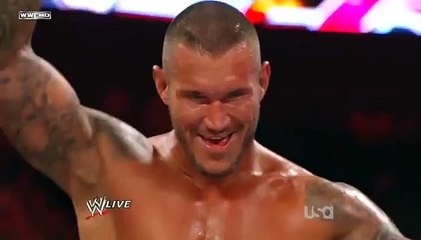 Dolph Ziggler Superkick Randy Orton