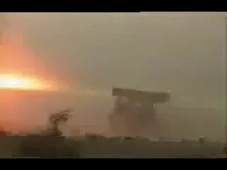 Pakistan Army Multi Barrel Rocket Launcher system in Action