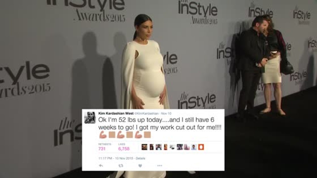 Kim Kardashians ungeborener Sohn ist ein großes Baby