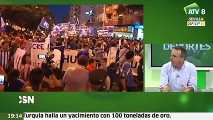 La afición del Recreativo de Huelva se une en un momento crítico