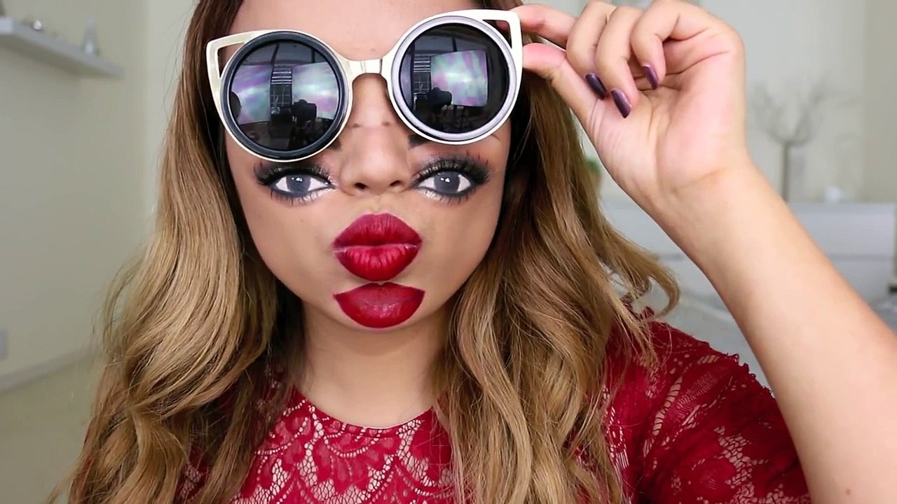 Trippy Double Vision Makeup Look
