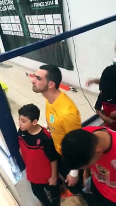 Entrée des joueurs  ! !!! Match Sporting Club Futsal 07/11/2015