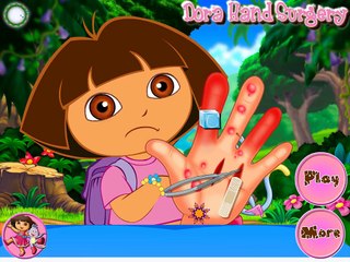 Dora Hand Injuries Dora the explorer Dora game NEW Video Movie Games For Kids For Girls