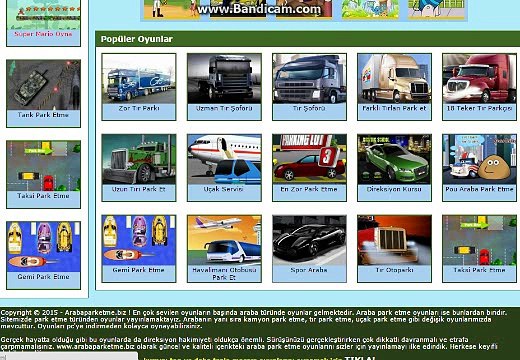 Arabaparketme.biz Oyun Sitesi Tanıtım Videosu