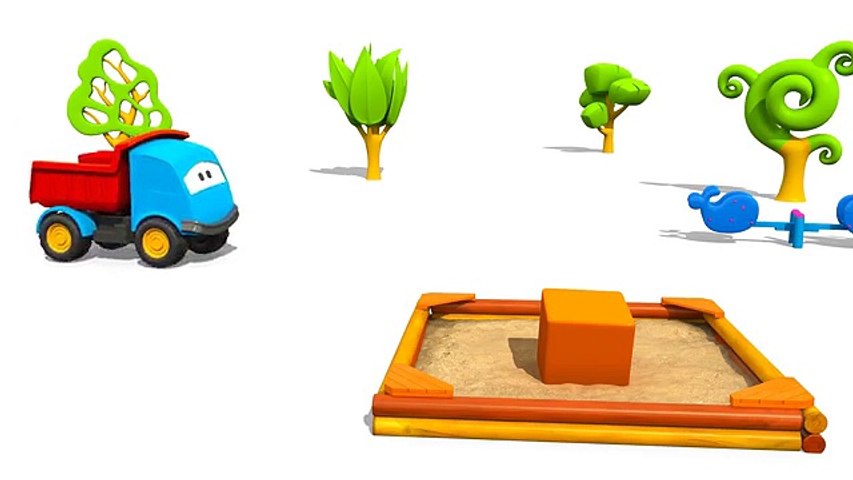 Kids 3D Construction Cartoons for Children 6 - Leo's COLOR BLOCKS! (  )