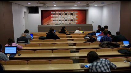 LIVE - Xavi Pascual and Georgios Bartzokas post game press conference (FCB Lassa - Lokomotiv Kuban Krasnodar) (REPLAY) (2015-11-12 22:56:09 - 2015-11-12 23:31:45)