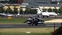 (Fantastic) Spanish Navy Harrier display at Farnborough Air Show 2014