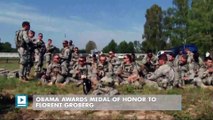 Obama awards Medal of Honor to Florent Groberg