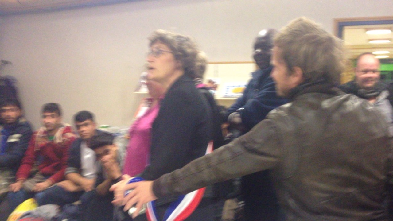 Les premiers migrants arrivés de Calais