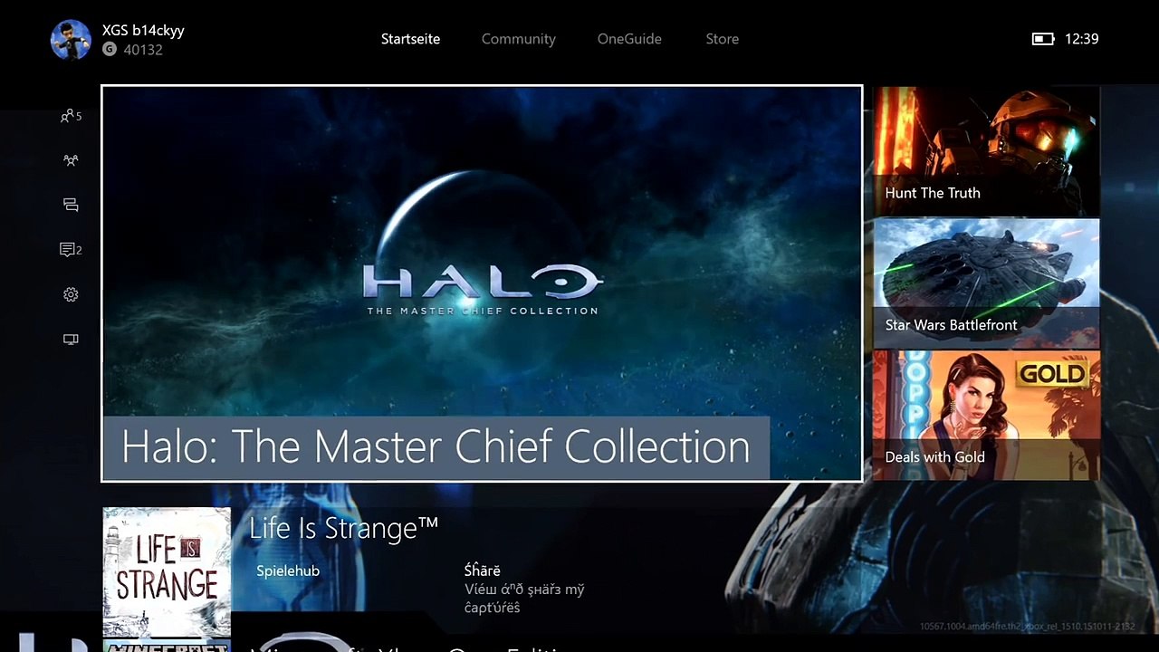 Update für- NXOE Dashbord XBox One vom 13.10.15 (1)