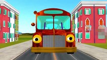 Ironman Wheels On The Bus Go Round and Round Rhyme _ Wheels On The Bus Nursery Rhymes for Babies