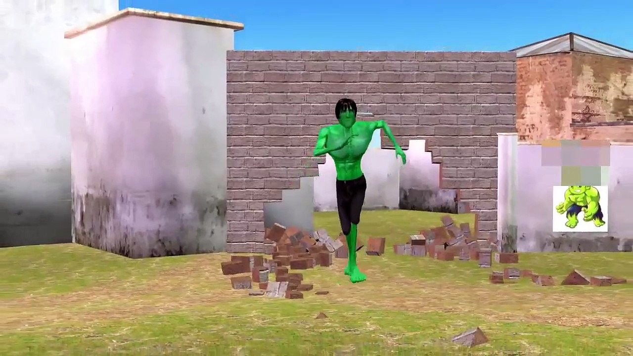 Finger Family Rhymes Hulk Cartoon 3D Animation _ Finger Family Nursery Rhymes for Babies