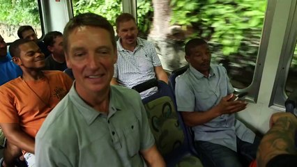 Detlef Schrempf and Muggsy Bogues Explore Rio de Janeiro