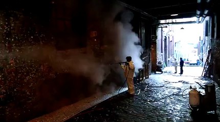 Dejó de existir el muro de los chicles en Seattle