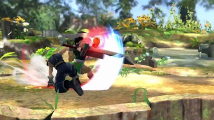Super Smash Bros. - Cloud Storms into Battle