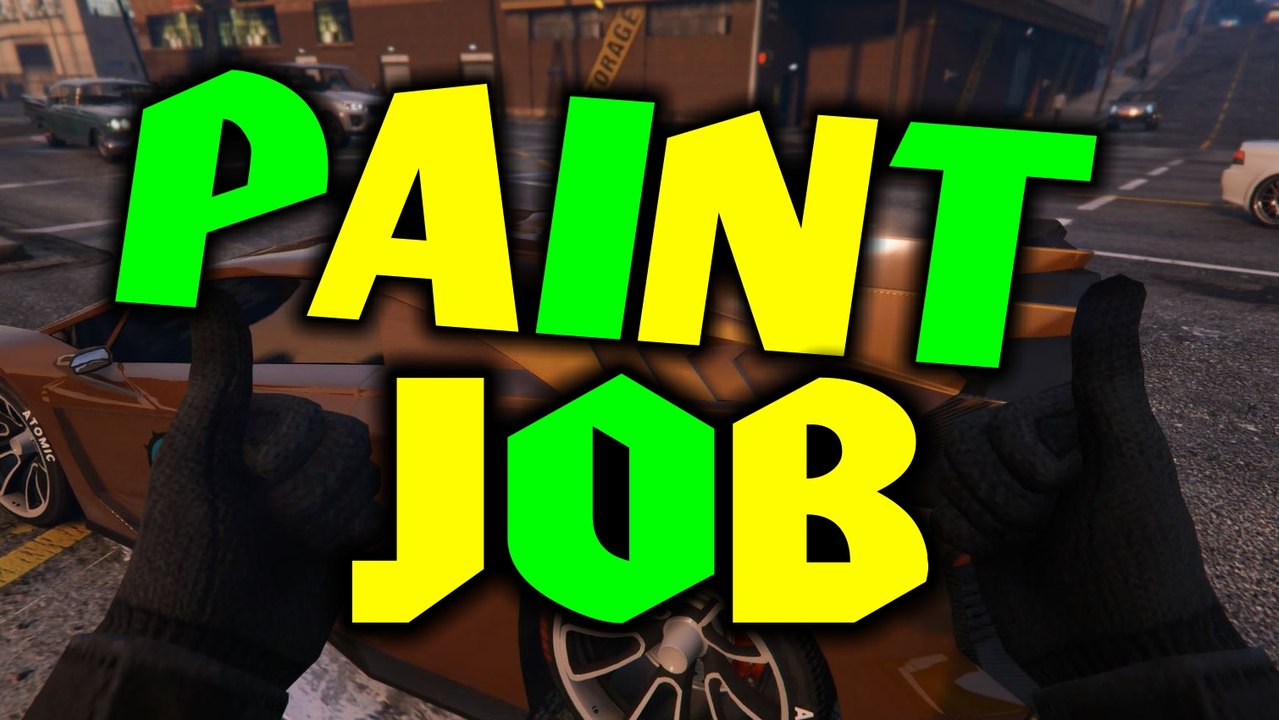 GTA 5 PAINT JOB - CAR COLOR COMBINATIONS - GERMAN GAMEPLAY