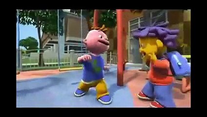 Personagens de "Sid, o Cientista" dançando a abertura do "Fantástico" (versão 1994)