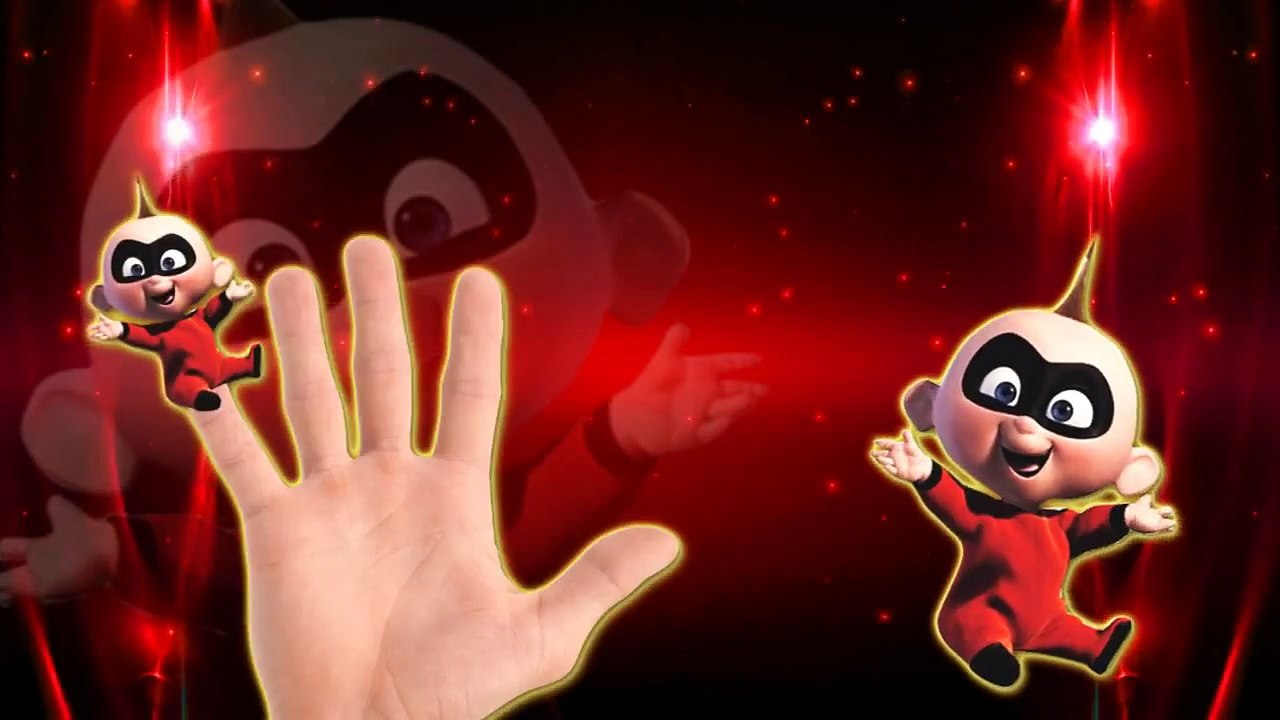 Finger Family Nursery Rhymes The Incredibles Cartoons for Kids _ Finger Family Rhymes for Children