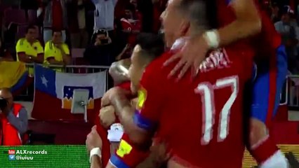 Arturo Vidal Goal Chile vs Colombia 1-0 2015