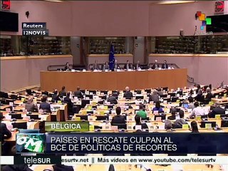 Eurodiputados critican políticas de recortes del BCE