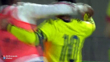 Chile vs Colombia 1-1 James Rodriguez Goal  (Qualification) 2015