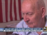 Valley Vet gets to meet another WWII vet