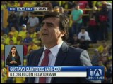 Gustavo Quinteros analizó la actuación de Ecuador