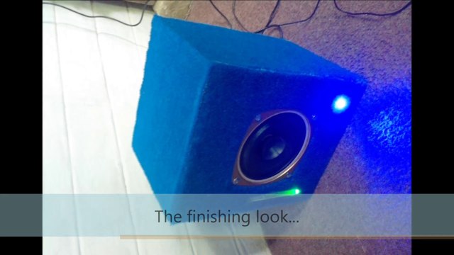 Make audio amplifier and subwoofer at home