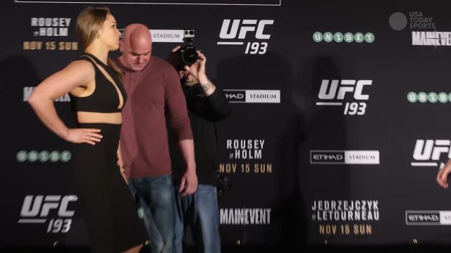 UFC 193 Media Day Face-offs