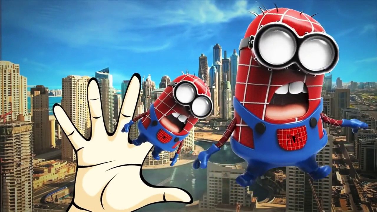 Finger Family Nursery Rhymes Minions Hulk Cartoons For Children _ Spiderman Thor Finger Family
