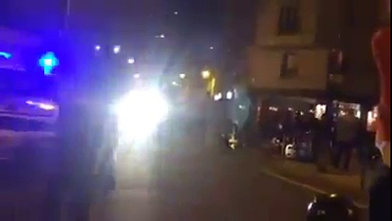 PARIS UNDER ATTACK mobile video from the scene
