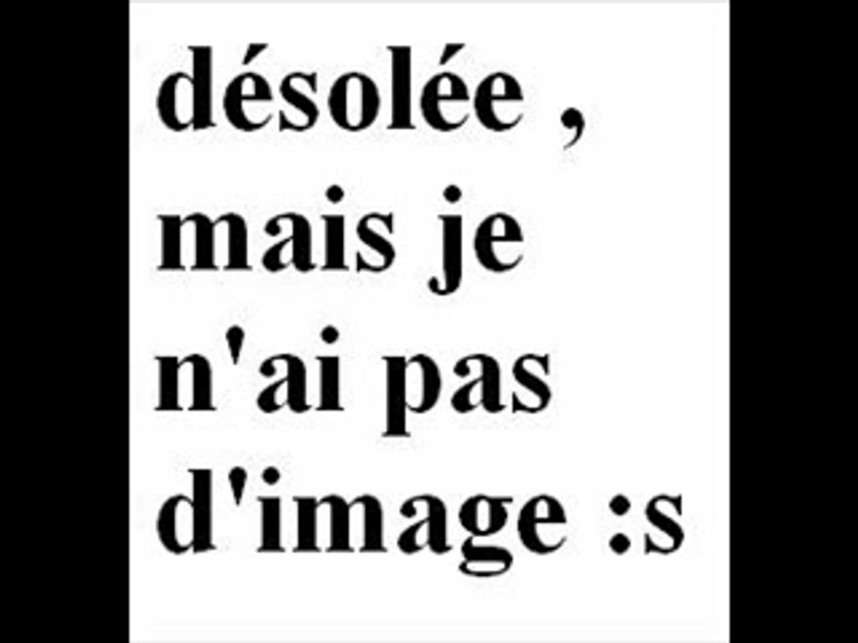 Quelque chose à te dire